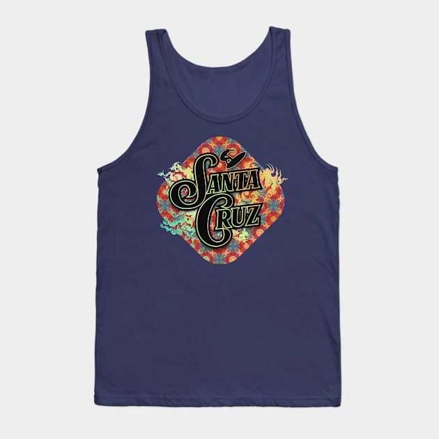 Santa Cruz California Tank Top by CTShirts